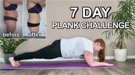 I Did The 7 Day Plank Challenge Results Plus Size My Weight Loss