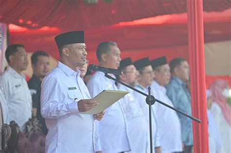 Wabup Bagus Santoso Pimpin Apel Peringatan Hari Amal Bhakti Kemenag Ke