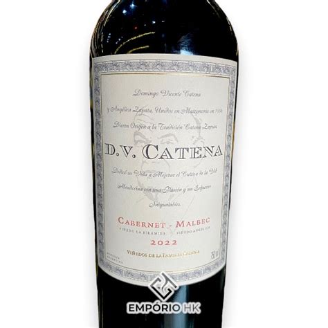 Vinho Argentino Tinto D V CATENA Cabernet Malbec 750ml Empório Hookah