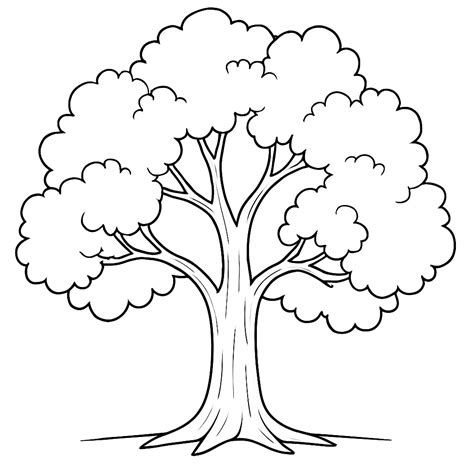 Arvore Para Pintura - 21 Desenhos de Árvore para colorir