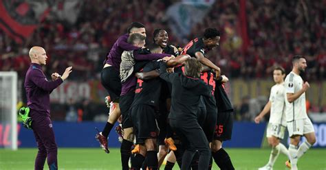 Ligue Europa Demi Finale Retour Invincible Le Bayer Leverkusen