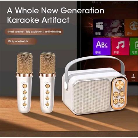 Ys Portable Bluetooth Speaker With Microphone Karaoke Speaker Ktv