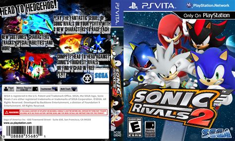 Viewing full size Sonic Rivals 2 box cover