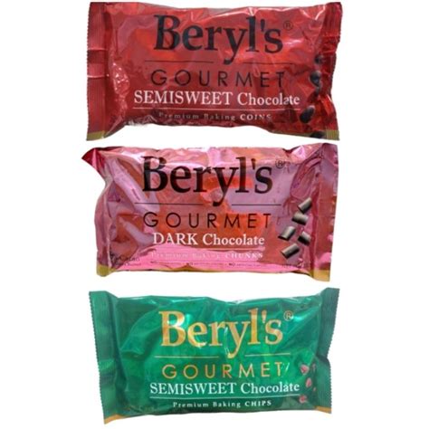 𝗟𝗢𝗪𝗘𝗦𝗧 𝗣𝗥𝗜𝗖𝗘‼️ Beryls Gourmet Premium Baking Chocolate 350g Shopee