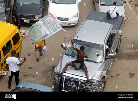 Lagos Nigeria 1st October 2022 Supporters Aka Obedient Of Peter Obi