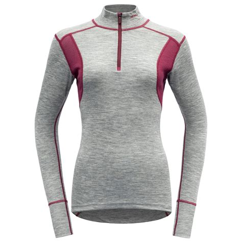 Devold Hiking Woman Half Zip Neck Intimo Lana Merinos Donna