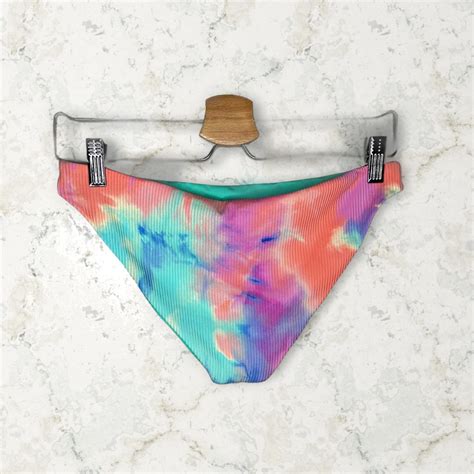 New Tini Bikini Tie Dye Bikini Bottom Gem