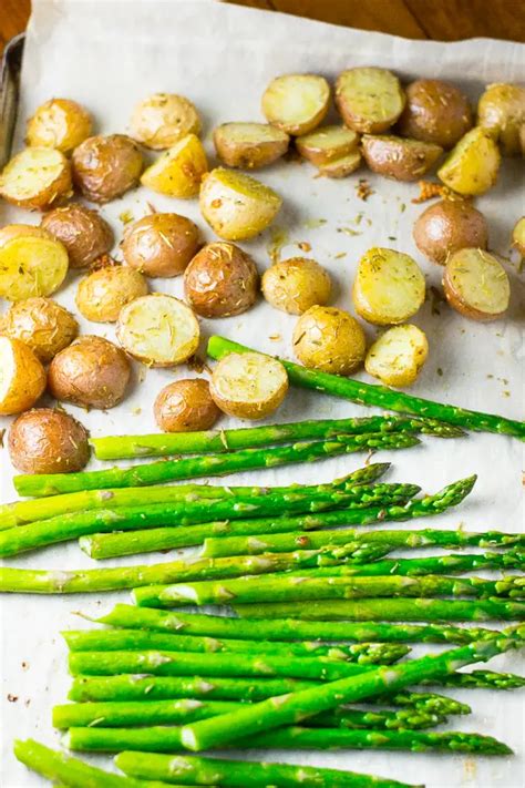 rosemary roasted baby potatoes  asparagus salu salo recipes