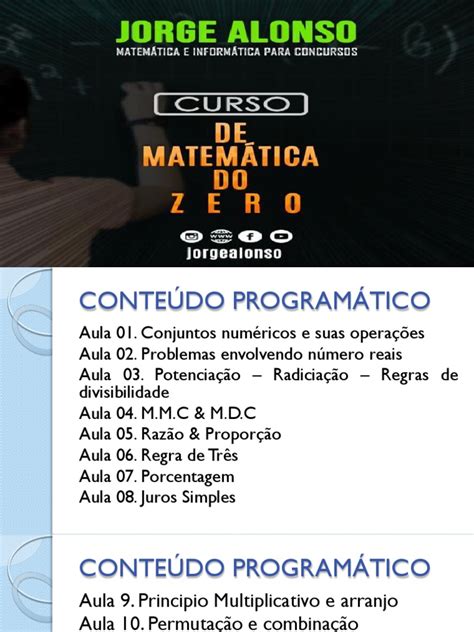 Apostila Matemática Do Zero Pdf - Apostila de Matemática Do Zero | PDF | Exponenciação | Vértice (Geometria)