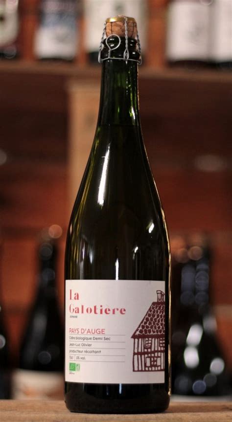 Domaine La Galotiere Cidre Demi Sec AOP Pays DAuge Fermier Biologique