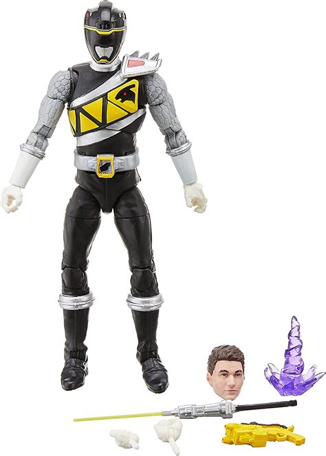 Power Rangers Lightning Collection Dino Charge Black Ranger Action