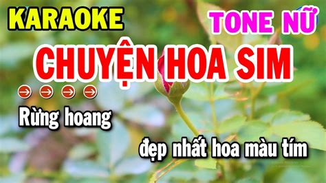 Karaoke Chuy N Hoa Sim Tone N Nh C S Ng Rumba M I Hay Kho Nh C