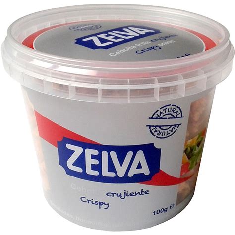 Cebolla Frita Crujiente Vaso 100 G ZELVA Supermercado El Corte