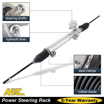 Complete Power Steering Rack Pinion Assembly For 2000 2011 Chevrolet