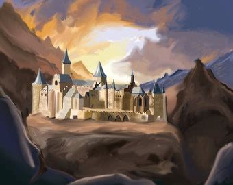 Items similar to Tangled Castle Painting, 11 x 14 Acrylic on Canvas on Etsy