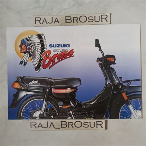 Jual Poster Brosur Katalog Leaflet Jadul Lawas Suzuki Rc Rc