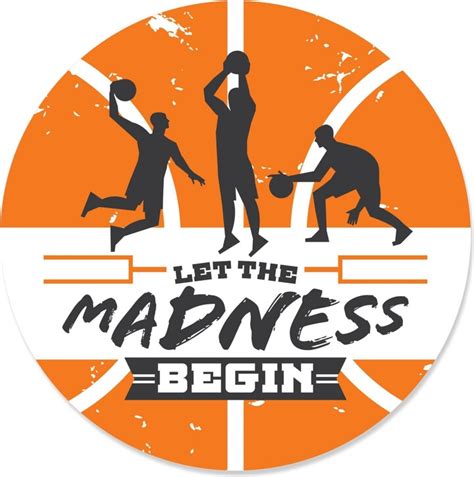 Big Dot Of Happiness Basketball Let The Madness Begin College