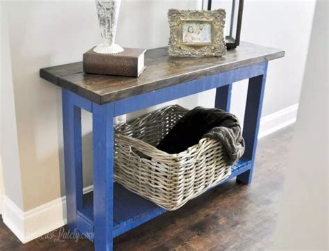 Diy Console Table Plans You Can Get For Free