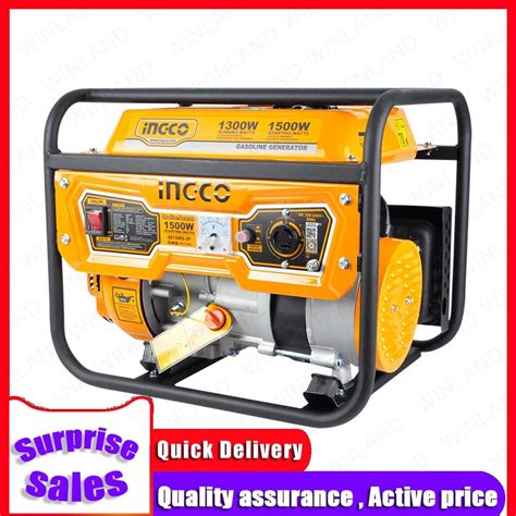 INGCO By Winland 3 5HP 1500W 1300W Gasoline Generator GE15005 5P ING PT