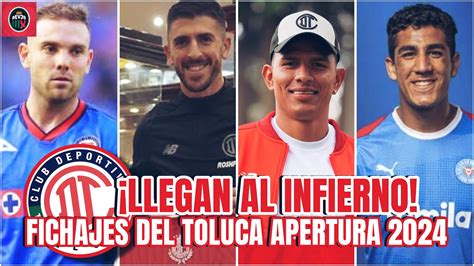 Los Fichajes Del Toluca Para El Apertura Llega Paulinho Y Mas