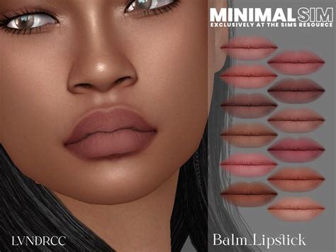 The Sims Resource Minimalsim Balm Lipstick Sims Cc Eyes Sims