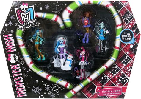 Monster High Christmas Ornament 5 Pc Set Clawdeen Abbey Lagoona Frankie