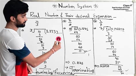 Real Number And Their Decimal Expansions Class 9 Class 9th Chapter 1