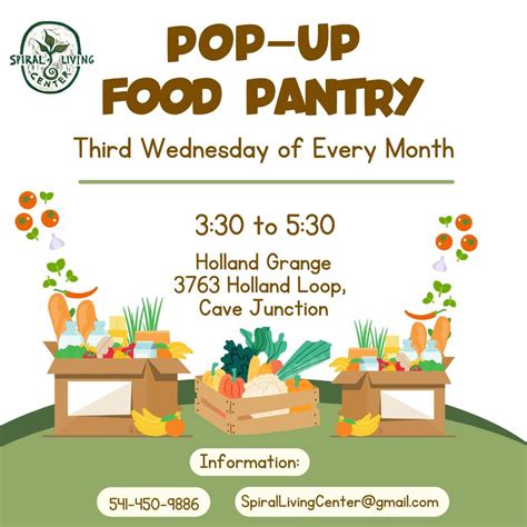 Pop Up Food Pantry Holland Loop Spiral Living Center