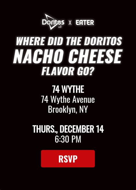 Doritos® X Empirical Nacho Cheese Spirit Presented By Eater