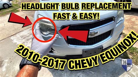 Replace Headlight Bulb In Chevy Equinox