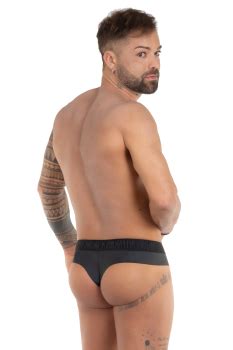 Mm Dessous EROS VENEZIANI Herren String Push Up 7512 Schwarz