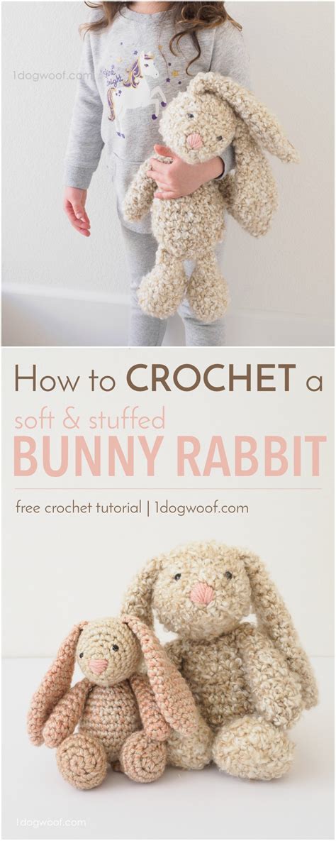 Beginner Free Crochet Bunny Pattern : It is suitable for an absolute ...