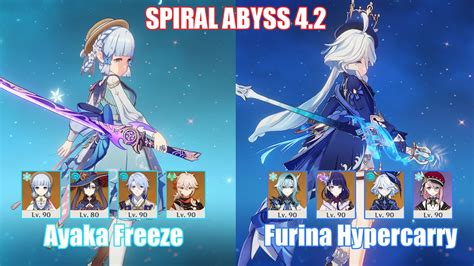 C Ayaka Ayato Freeze C Furina Eula Hypercarry Spiral Abyss