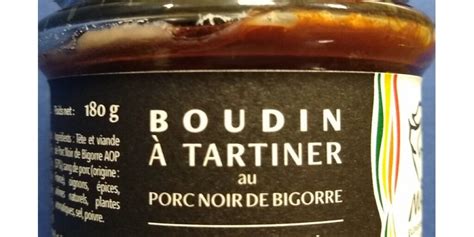 Boudin De Porc Noir De Bigorre Tartiner G Terroir Du Gers