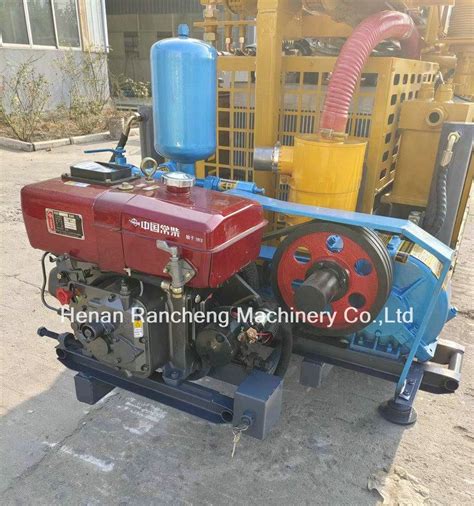 Small 150m Water Well Drilling Rig Depth Gasoline Mini Manual Rotary