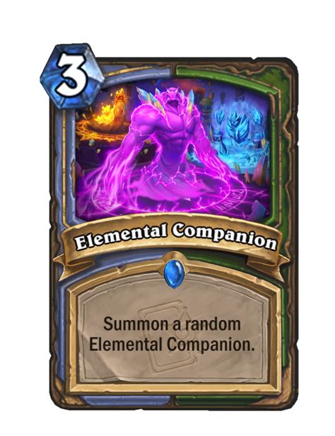 Elemental Companion New Hearthstone Wiki