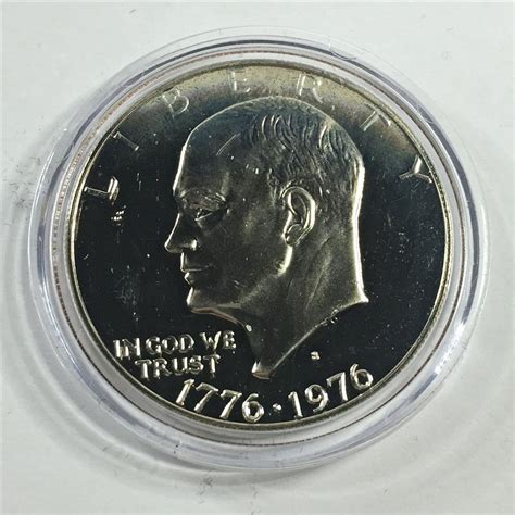 S Type I United States Bicentennial Eisenhower Proof Silver Dollar