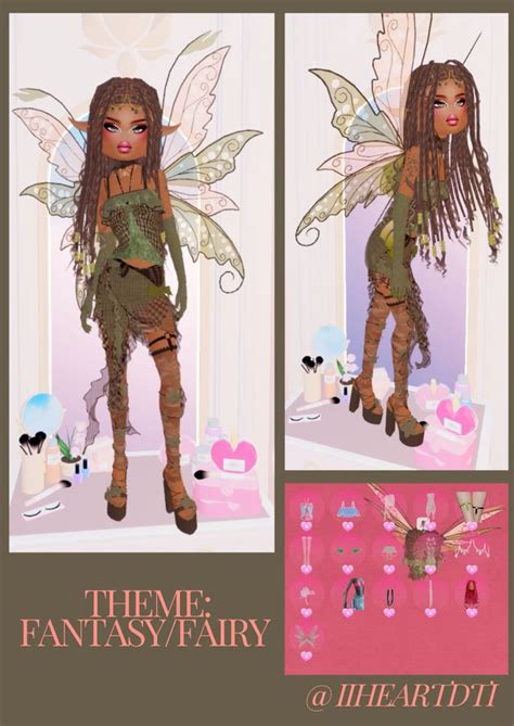 Fantasyfairy Outfit For Dti Fairy Outfit Dress To Impress Fantasy