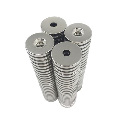 N35 Countersunk Ring Round Disc Strong Magnets Rare Earth Neodymium