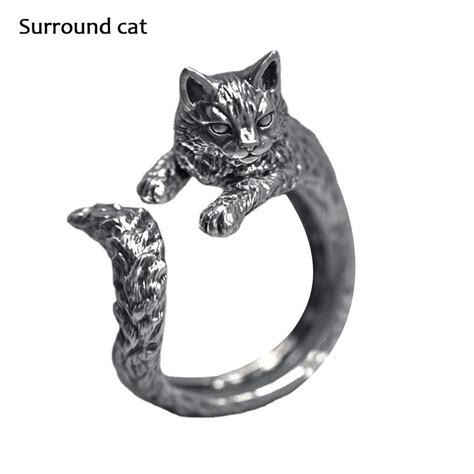 Cat Rings For Men Women Can Be Use As Window Breaker Self Defense