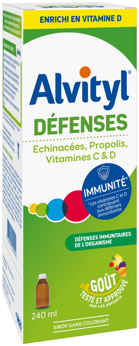 Alvityl Défenses Sirop Vitamine C Vitamine D Défenses Naturelles