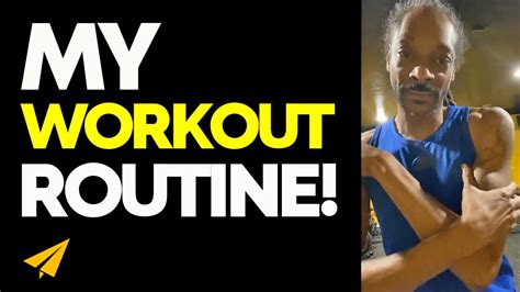 This Is My Workout Routine Snoop Dogg Live Motivation Youtube