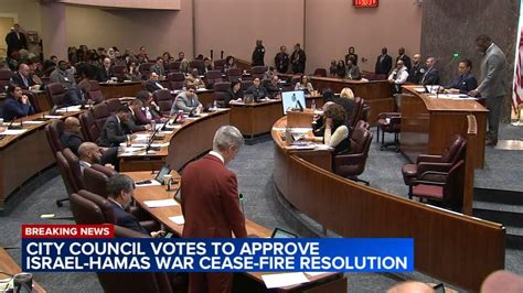 Chicago City Council Passes Resolution Calling For Gaza Cease Fire