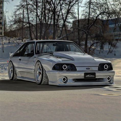 Stanced Fox Mustang