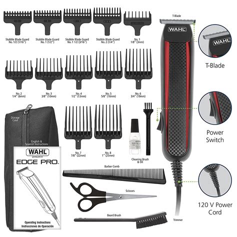 Wahl T Styler Pro Bump Free Corded Beard Trimmer Hair Clipper Haircut Clipper And Grooming