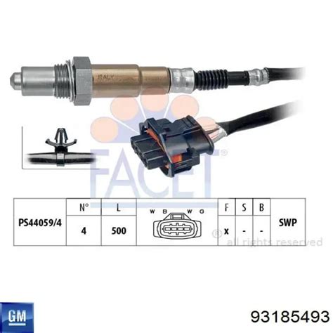 General Motors Sonda Lambda Sensor De Oxigeno Post Catalizador