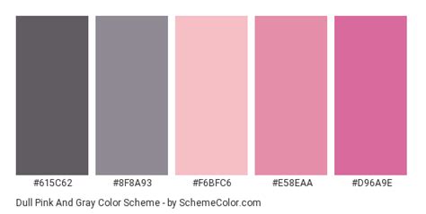 Dull Pink And Gray Color Scheme Dull Grey Color Scheme Color