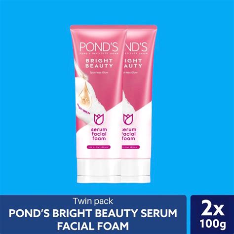 Jual Ponds Bright Beauty Serum Facial Foam G Twinpack Shopee