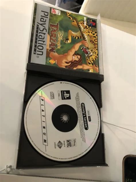 DISNEYS TARZAN SONY PlayStation 1 Rare PS1 Game Platinum With Manual