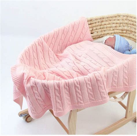 Zyezi Knitted Mantas De Beb Reci N Nacido Verano Swaddle Wrap Boy Ni A